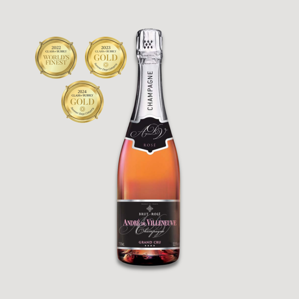 Champagne André de Villeneuve - Rosé Grand Cru